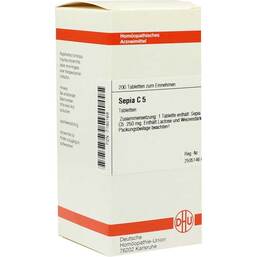 Abbildung: Sepia C 5 Tabletten Tabletten, 200 St PZN 07180169