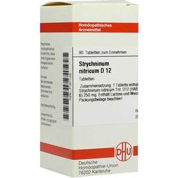 Abbildung: DHU Strychninum nitricum D 12 Tabletten Tabletten, 80 St PZN 07181128