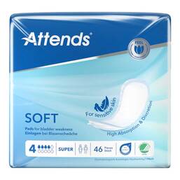 Abbildung: Attends® Soft 4 super Einlagen anatomisch 46 St PZN 07181157