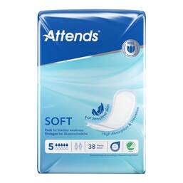Abbildung: Attends® Soft 5 Einlagen anatomisch 38 St PZN 07181789