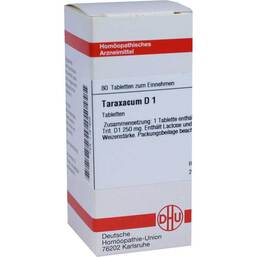 Abbildung: Taraxacum D 1 Tabletten Tabletten, 80 St PZN 07181938