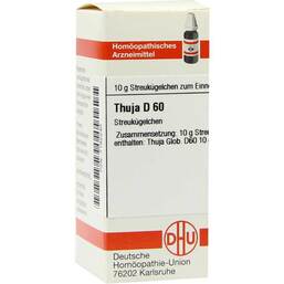 Abbildung: DHU Thuja D 60 Globuli Globuli, 10 g PZN 07182240