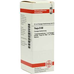 Abbildung: DHU Thuja D 60 Dilution Dilution, 20 ml PZN 07182317