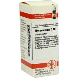 Abbildung: Thyreoidinum D 10 Globuli Globuli, 10 g PZN 07182406