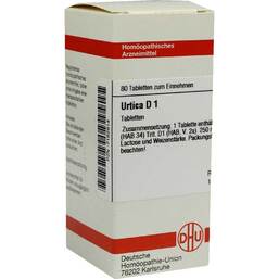Abbildung: Urtica D 1 Tabletten Tabletten, 80 St PZN 07182814