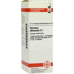 Abbildung: Veronica officinalis D 1 Dilution Dilution, 20 ml PZN 07183216