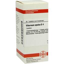 Abbildung: Viburnum opulus D 4 Tabletten Tabletten, 80 St PZN 07183386