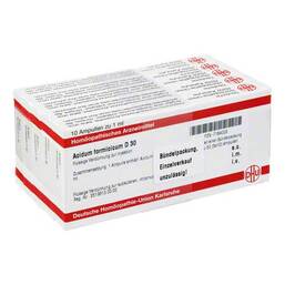 Abbildung: Acidum formicicum D 30 Ampullen Ampullen, 50X1 ml PZN 07184003