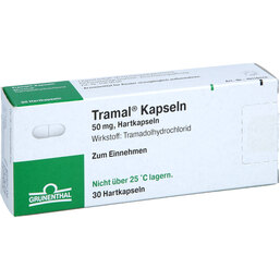 Abbildung: Tramal Hartkapseln 30 St, Hartkapseln PZN 07186284