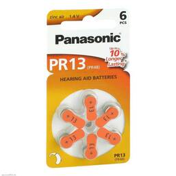 Abbildung: Batterien für Hörgeräte Panasonic PR 13 6 St PZN 07193864