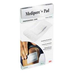 Abbildung: Medipore + Pad 3M 10x20cm 3570NP Pflaster 5 St, Pflaster PZN 07194823
