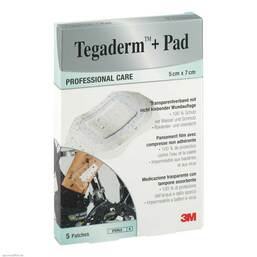 Abbildung: Tegaderm 3M Plus Pad 5x7cm Pflaster 3582NP 5 St, Verband PZN 07194846