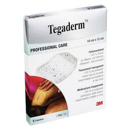 Abbildung: Tegaderm 3M Film 10x12cm 1626NP 5 St, Pflaster PZN 07194929