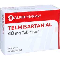 Abbildung: Telmisartan AL 40 mg Tabletten 98 St, Tabletten PZN 07202936