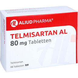 Abbildung: Telmisartan AL 80 mg Tabletten 98 St, Tabletten PZN 07207715