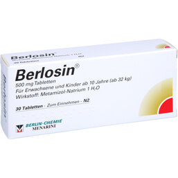 Abbildung: Berlosin Tabletten 30 St, Tabletten PZN 07210485