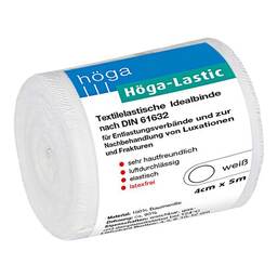 Abbildung: Höga Lastic Idealbinde 4cmx5m mit Cellophan 1 St, Binden PZN 07211728
