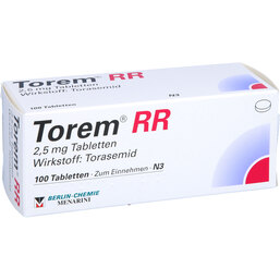 Abbildung: Torem RR Tabletten 100 St, Tabletten PZN 07222583