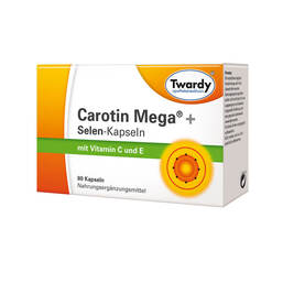 Abbildung: Carotin Mega + Selen Kapseln Kapseln, 80 St PZN 07223571