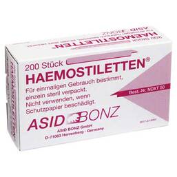 Abbildung: Haemostiletten Lanzetten, 1X200 St PZN 07225268