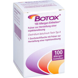 Abbildung: Botox 100 E Trockensubstanz ohne Lösungsmittel 1 St, Pulver zur Herstellung einer Injektionslösung PZN 07227008