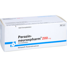 Abbildung: Perazin neuraxpharm 200 mg Filmtabletten 100 St, Filmtabletten PZN 07229326