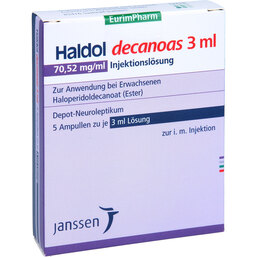 Abbildung: Haldol decanoas Ampullen 5X3 ml, Injektionslösung PZN 07233434