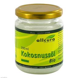 Abbildung: Kokosnussöl Bio Öl, 200 ml PZN 07234853