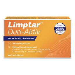 Abbildung: Limptar Duo-Aktiv Tabletten 30 St, Tabletten PZN 07234913