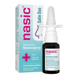 Abbildung: nasic Salin Duo Nasenspray 15 ml, Nasenspray PZN 07235255
