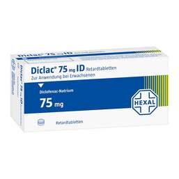 Abbildung: Diclac 75 ID Retardtabletten 20 St, Retard-Tabletten PZN 07238957