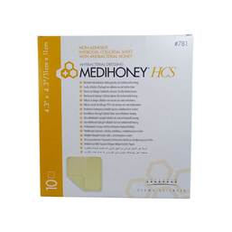 Abbildung: Medihoney Hcs Hydrogelverband 11x11 cm non-adhesiv 10 St, Verband PZN 07241528