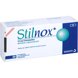 Abbildung: Stilnox Filmtabletten 10 St, Filmtabletten PZN 07243993