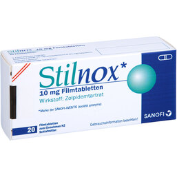 Abbildung: Stilnox Filmtabletten 20 St, Filmtabletten PZN 07244001