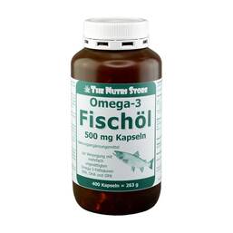 Abbildung: Omega 3 Fischöl Kapseln 500 mg Kapseln, 400 St PZN 07244107