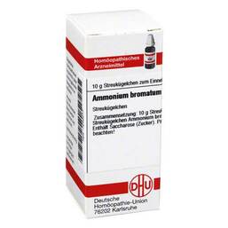 Abbildung: Ammonium bromatum D 12 Globuli Globuli, 10 g PZN 07246017