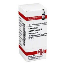 Abbildung: DHU Ceanothus americanus D 6 Globuli 10 g, Globuli PZN 07246796