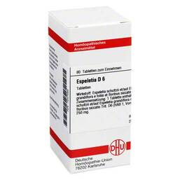 Abbildung: Espeletia D 6 Tabletten Tabletten, 80 St PZN 07247293