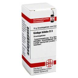Abbildung: DHU Ginkgo biloba D 3 Globuli Globuli, 10 g PZN 07247519