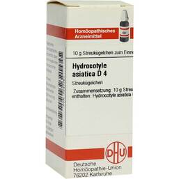 Abbildung: DHU Hydrocotyle asiatica D 4 Globuli Globuli, 10 g PZN 07247761