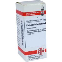 Abbildung: DHU Kalium bichromicum C 1000 Gl Globuli, 10 g PZN 07247962