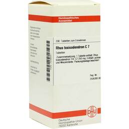 Abbildung: Rhus toxicodendron C 7 Tabletten Tabletten, 200 St PZN 07249441