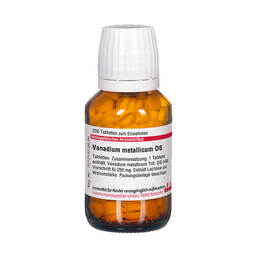 Abbildung: DHU Vanadium metallicum D 6 Tabletten Tabletten, 200 St PZN 07249990
