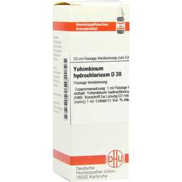 Abbildung: Yohimbinum hydrochloricum D 30 Dilution Dilution, 20 ml PZN 07250160