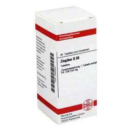 Abbildung: DHU Zingiber D 30 Tabletten Tabletten, 80 St PZN 07250220