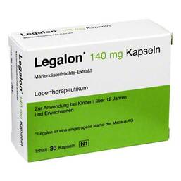 Abbildung: Legalon 140 Hartkapseln 30 St, Hartkapseln PZN 07251314