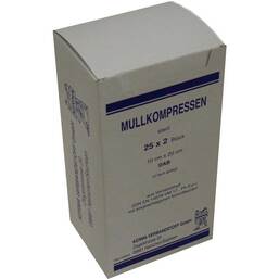 Abbildung: Mullkompressen 10x20 cm steril 12-fach BW 25X2 St, Kompressen PZN 07259209