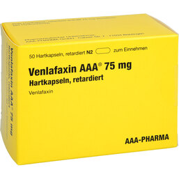 Abbildung: Venlafaxin AAA 75 mg Hartkapseln retardiert 50 St, Retard-Kapseln PZN 07263530
