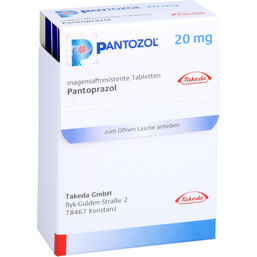 Abbildung: Pantozol 20 mg magensaftresistente Tabletten 28 St, Tabletten magensaftresistent PZN 07265167