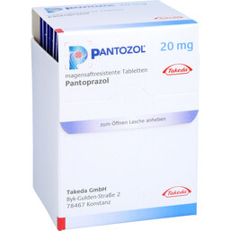 Abbildung: Pantozol 20 mg magensaftresistente Tabletten 56 St, Tabletten magensaftresistent PZN 07265173